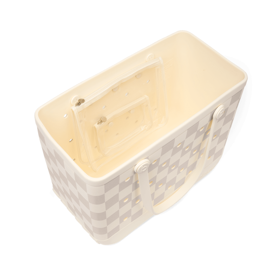 Original Bogg Bag - Checkered Coconut/Mushroom - Image 3