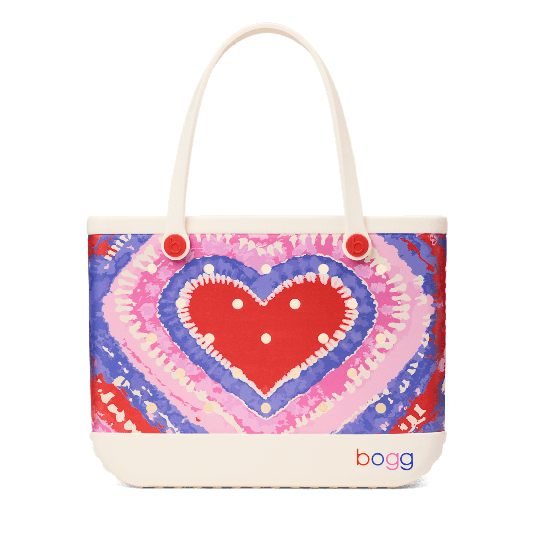 Original Bogg Bag - Dye-licious Heart Buoy Red