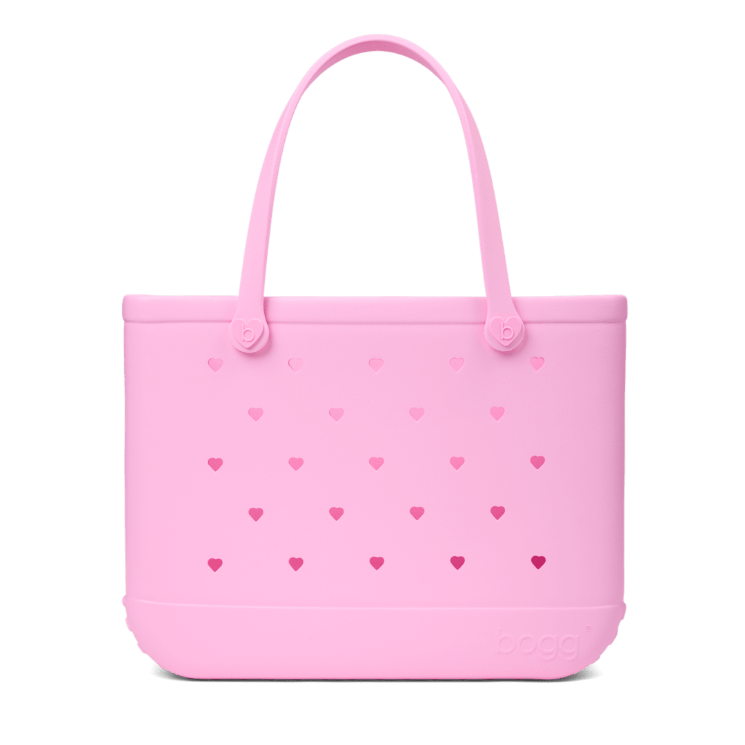 Original Bogg Bag - Cut Out Heart Pink Taffy