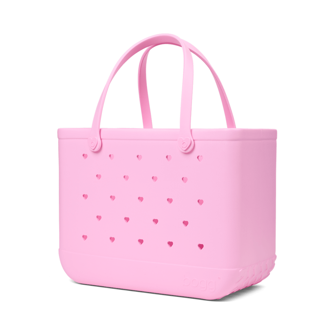 Original Bogg Bag - Cut Out Heart Pink Taffy - Image 2