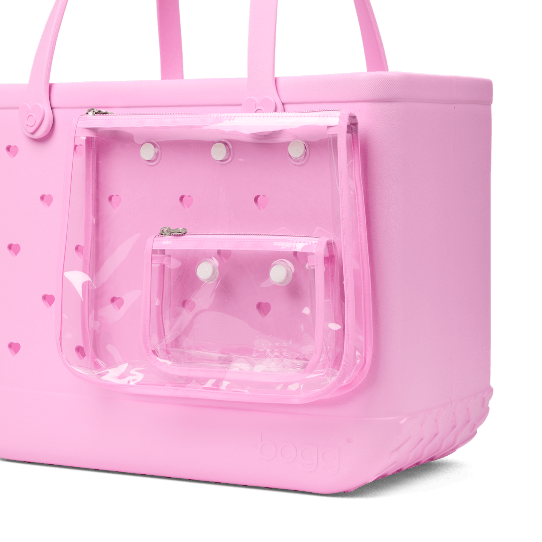 Original Bogg Bag - Cut Out Heart Pink Taffy - Image 5