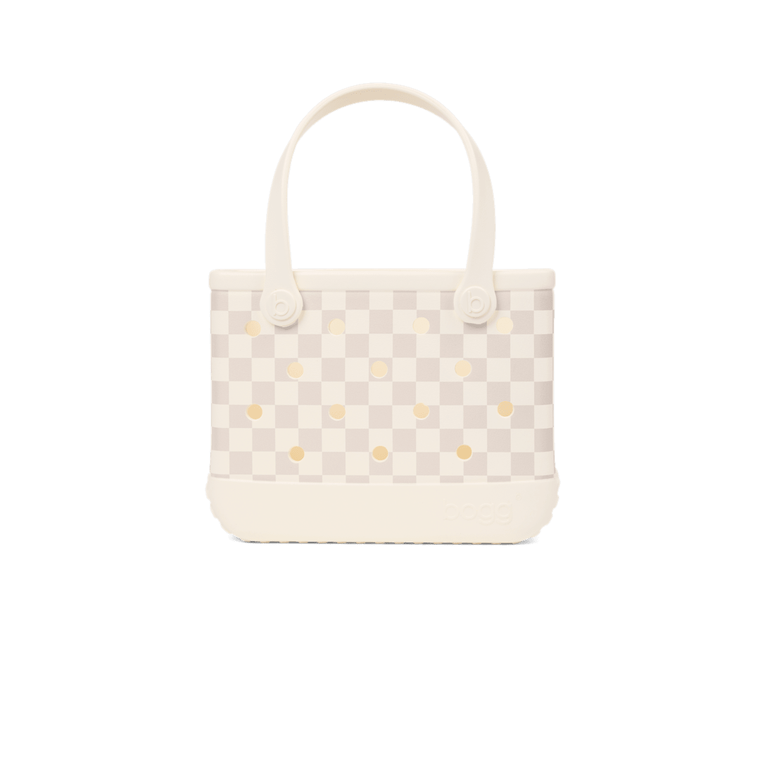 Bitty Bogg Bag - Checkered Coconut/Mushroom