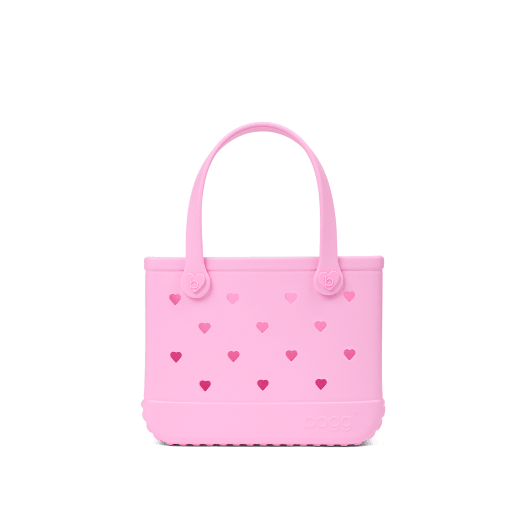 Bitty Bogg Bag - Cut Out Heart Pink Taffy