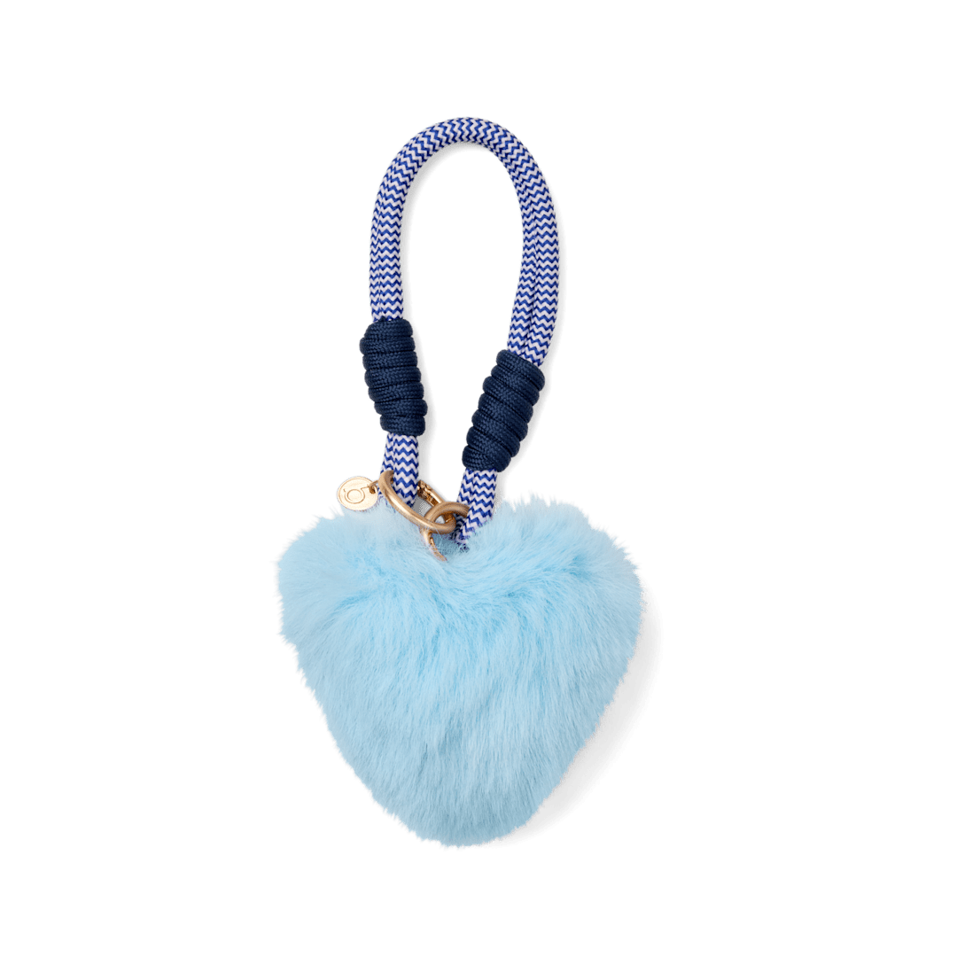 Bogg'd & Charmed - Blue Heart Pouf