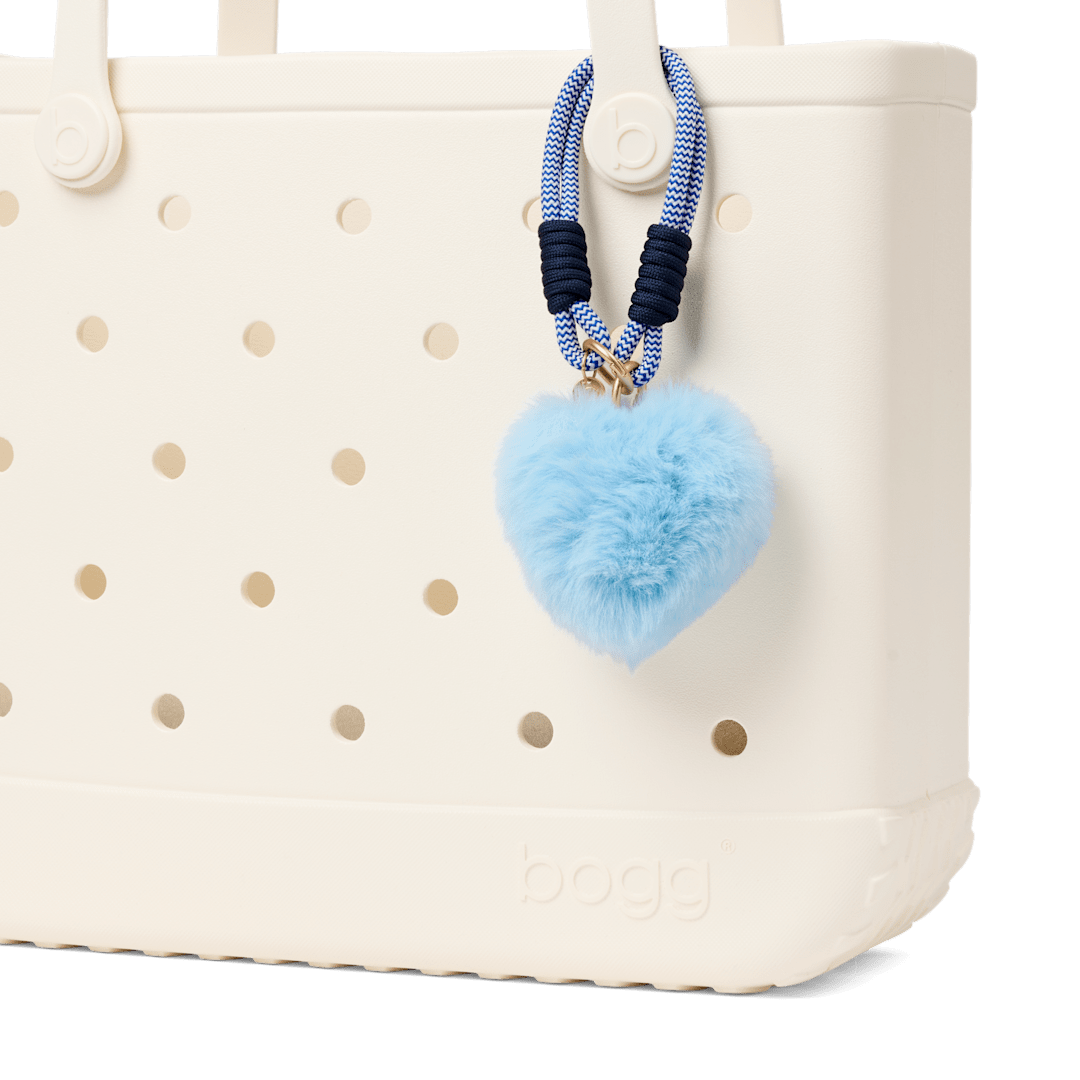 Bogg'd & Charmed - Blue Heart Pouf - Image 2