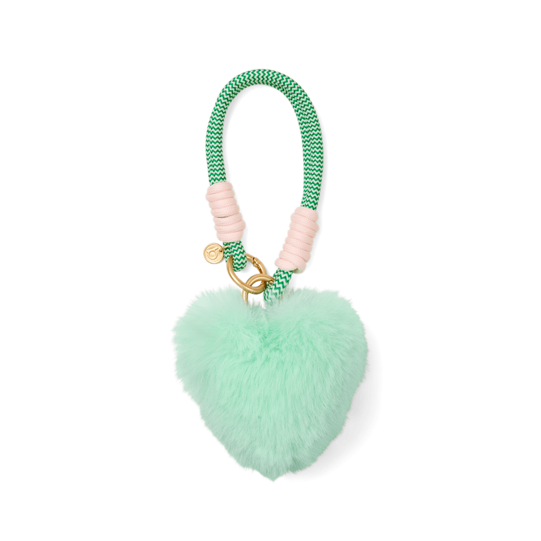 Bogg'd & Charmed - Green Heart Pouf