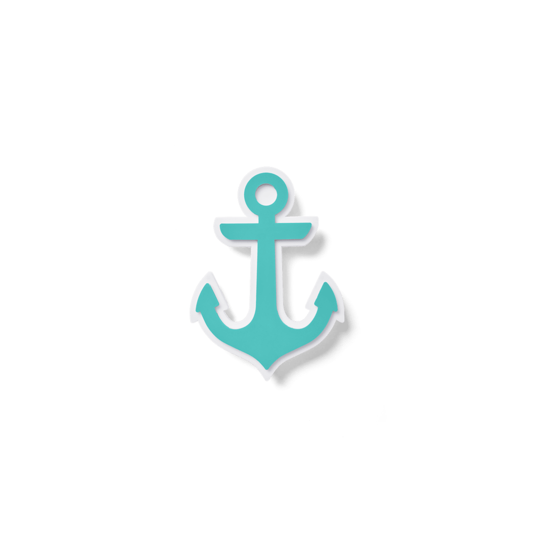 Bogg Bit - Turquoise Anchor